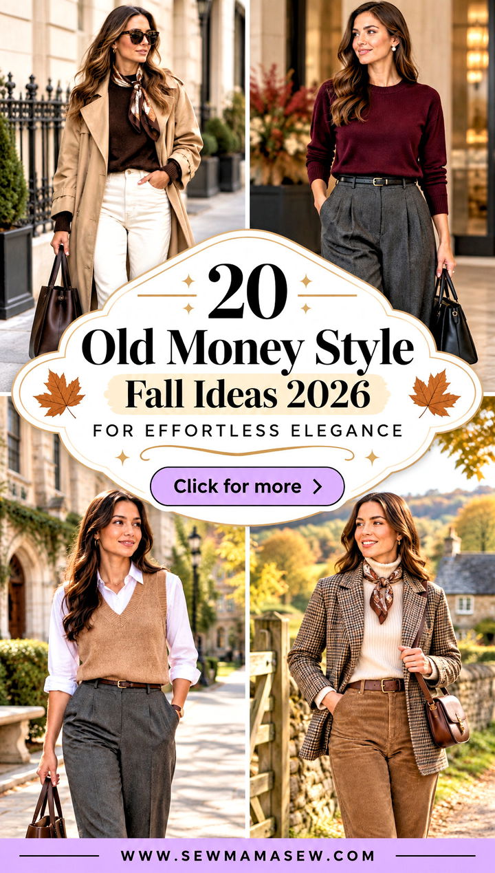 20 Old Money Style Fall Ideas 2026 for Effortless Elegance - 20 Old Money Style Fall Ideas 2026 for Effortless Elegance