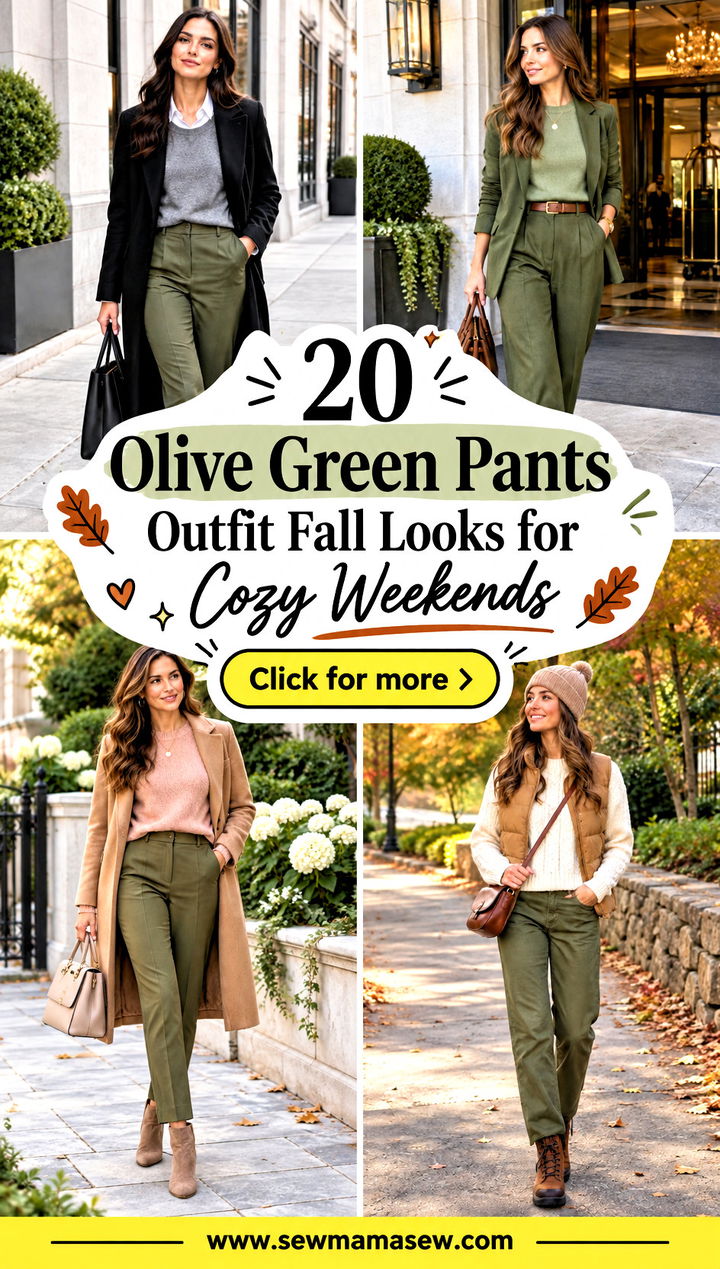 20 Olive Green Pants Outfit Fall Looks for Cozy Weekends - 20 Olive Green Pants Outfit Fall Looks for Cozy Weekends