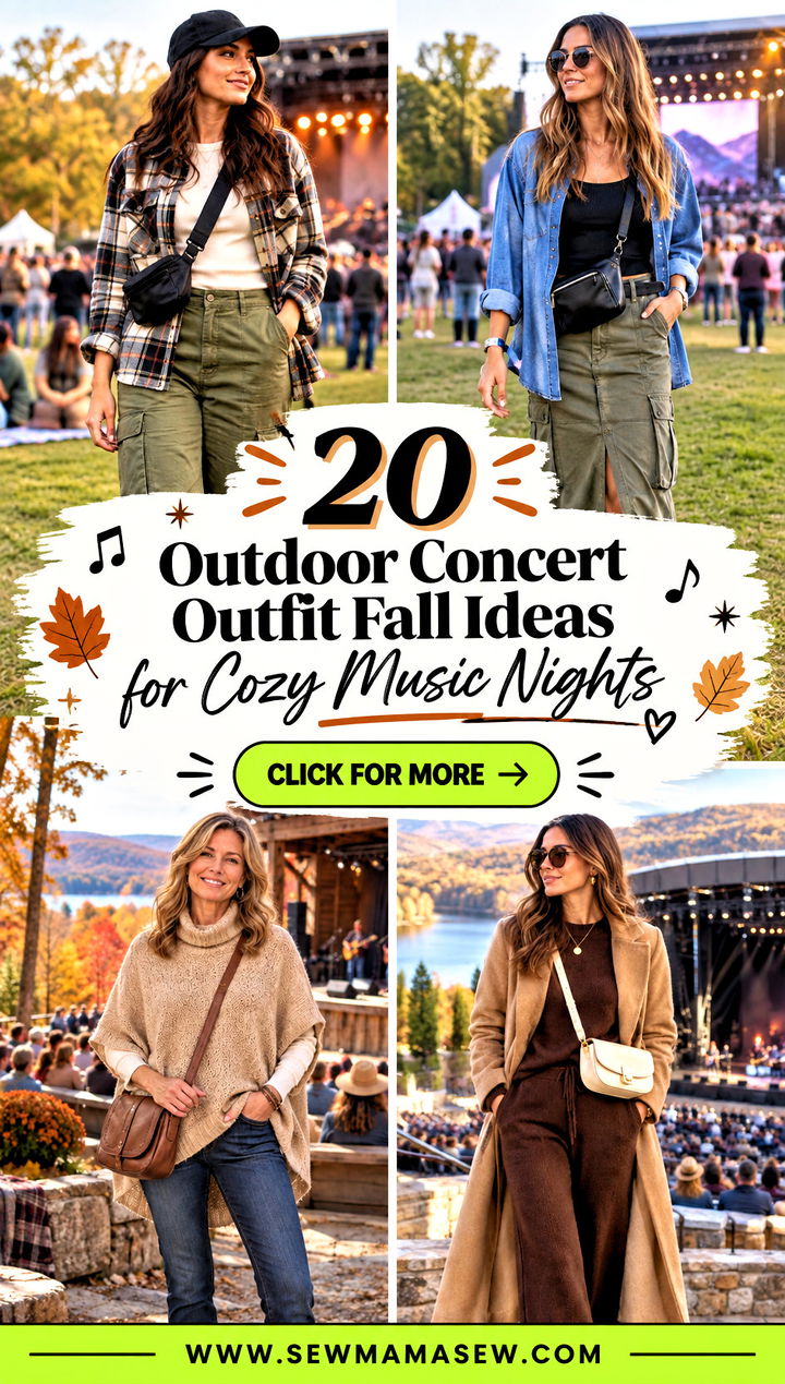 20 Outdoor Concert Outfit Fall Ideas for Cozy Music Nights - 20 Outdoor Concert Outfit Fall Ideas for Cozy Music Nights
