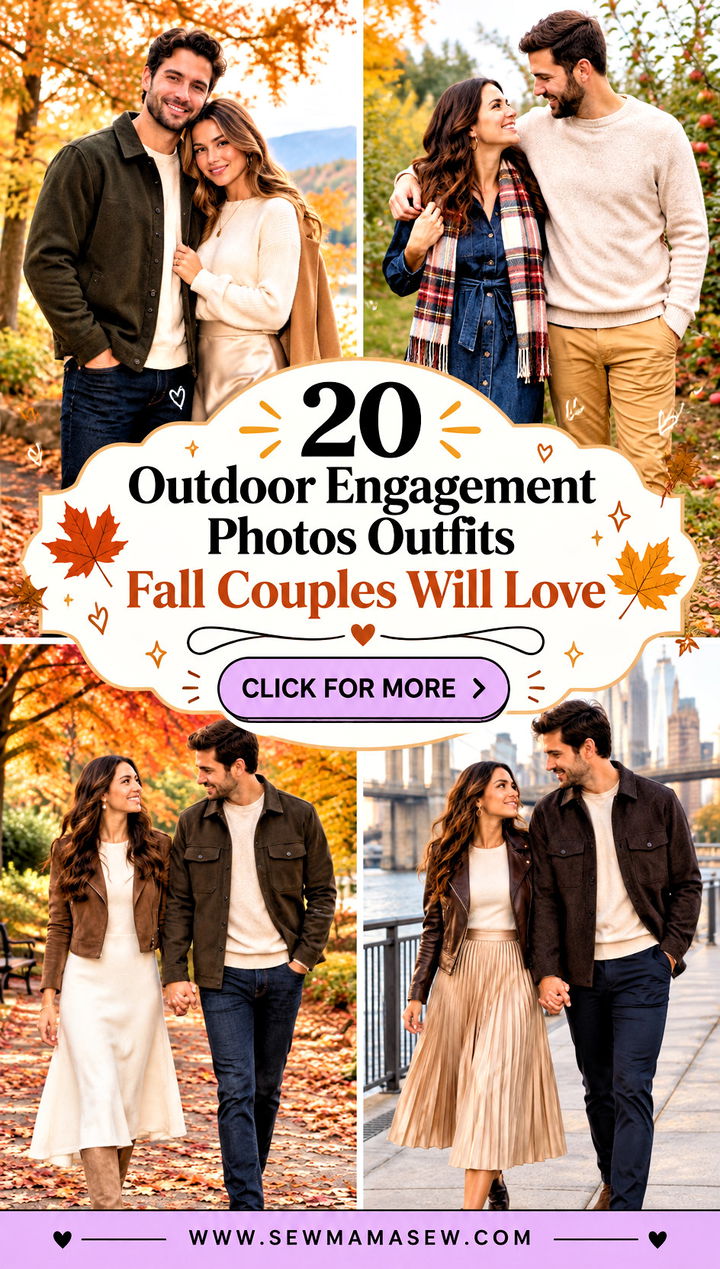 20 Outdoor Engagement Photos Outfits Fall Couples Will Love - 20 Outdoor Engagement Photos Outfits Fall Couples Will Love