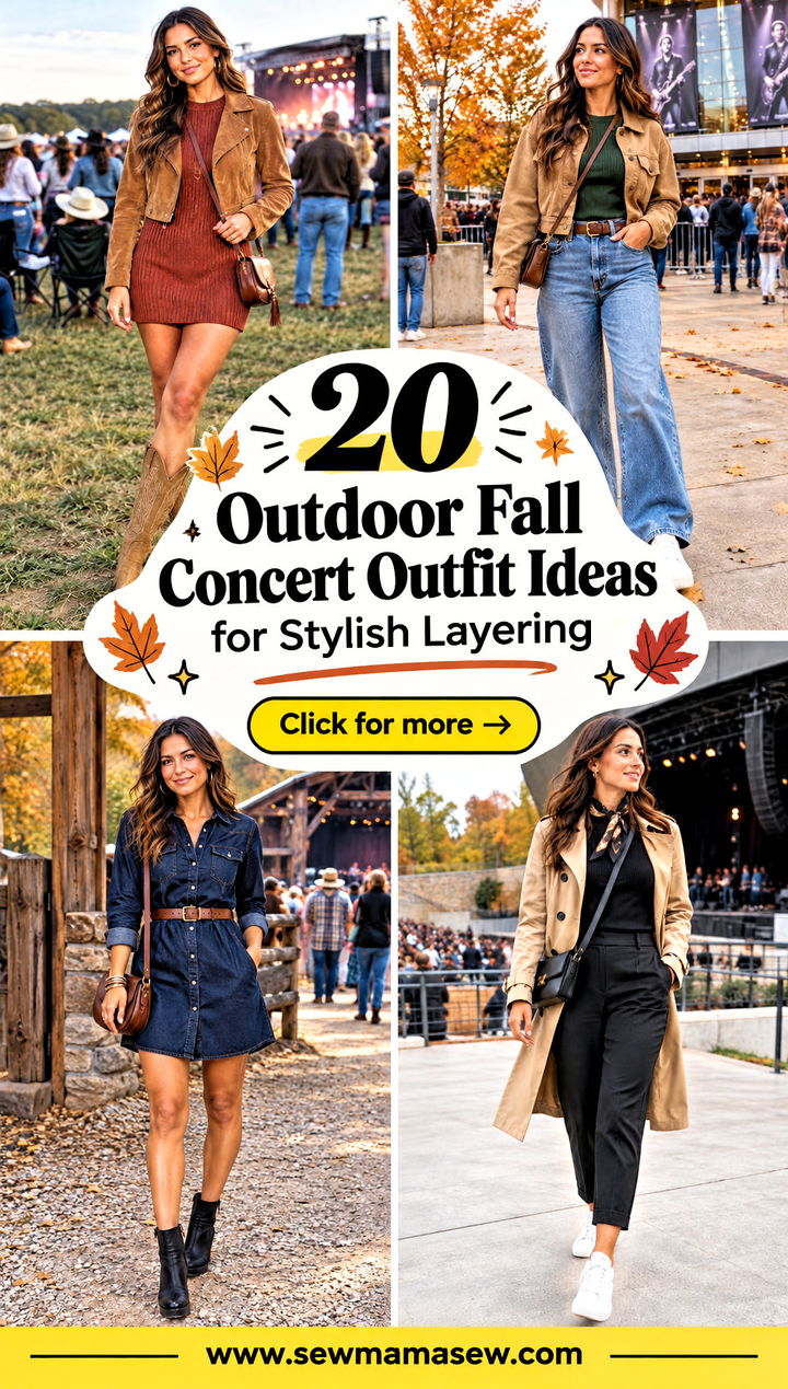 20 Outdoor Fall Concert Outfit Ideas for Stylish Layering - 20 Outdoor Fall Concert Outfit Ideas for Stylish Layering