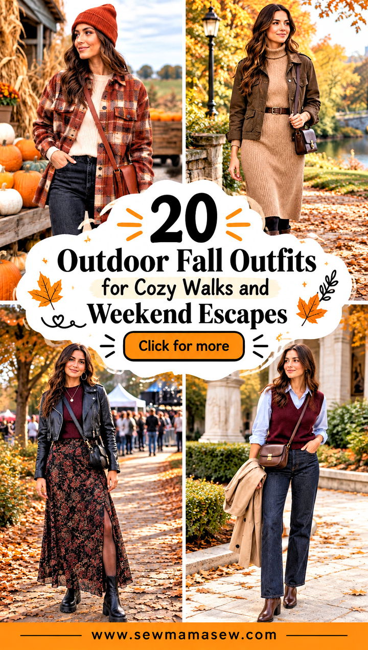 20 Outdoor Fall Outfits for Cozy Walks and Weekend Escapes - 20 Outdoor Fall Outfits for Cozy Walks and Weekend Escapes