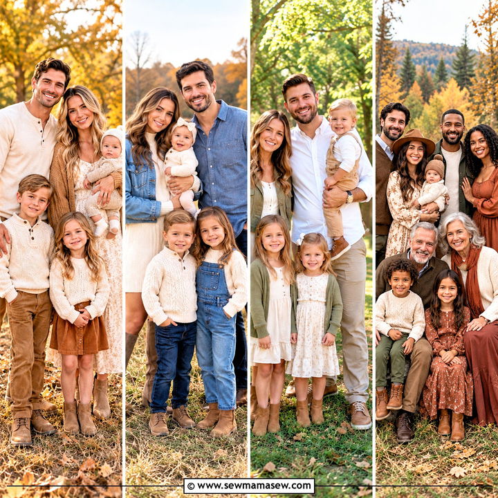 20 Outdoor Family Photo Outfits Fall Families Will Adore