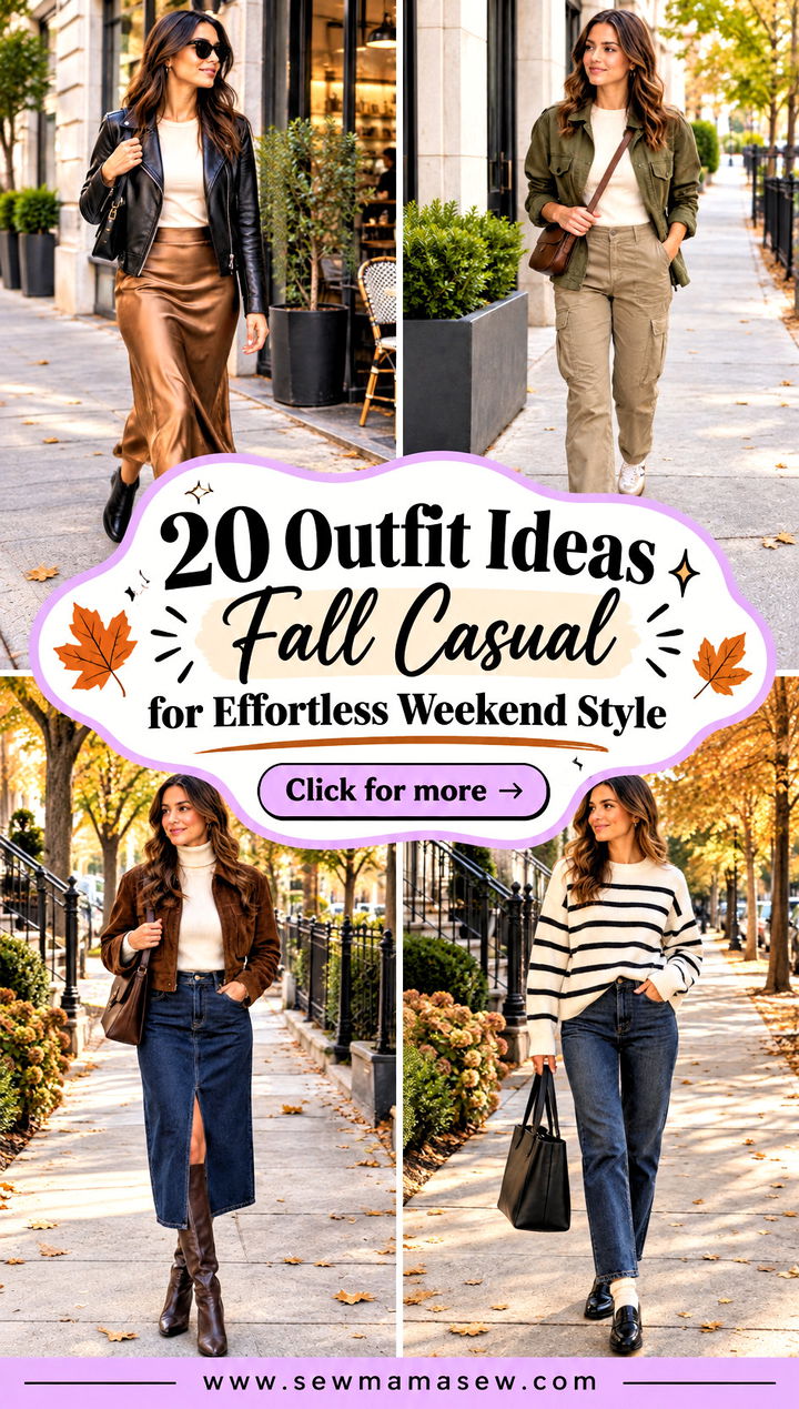 20 Outfit Ideas Fall Casual for Effortless Weekend Style - 20 Outfit Ideas Fall Casual for Effortless Weekend Style