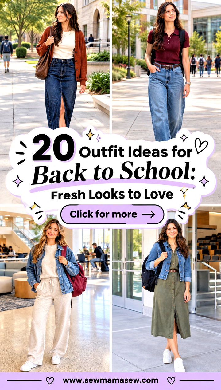 20 Outfit Ideas for Back to School Fresh Looks to Love - 20 Outfit Ideas for Back to School: Fresh Looks to Love