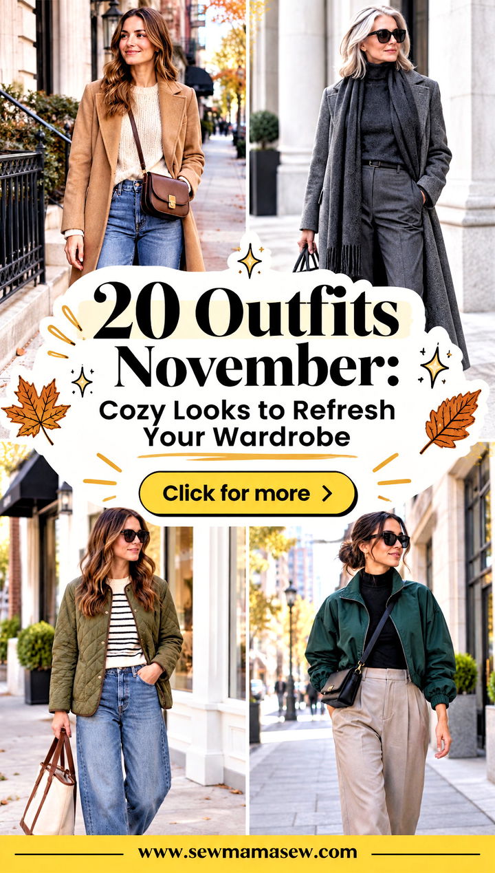 20 Outfits November Cozy Looks to Refresh Your Wardrobe - 20 Outfits November: Cozy Looks to Refresh Your Wardrobe