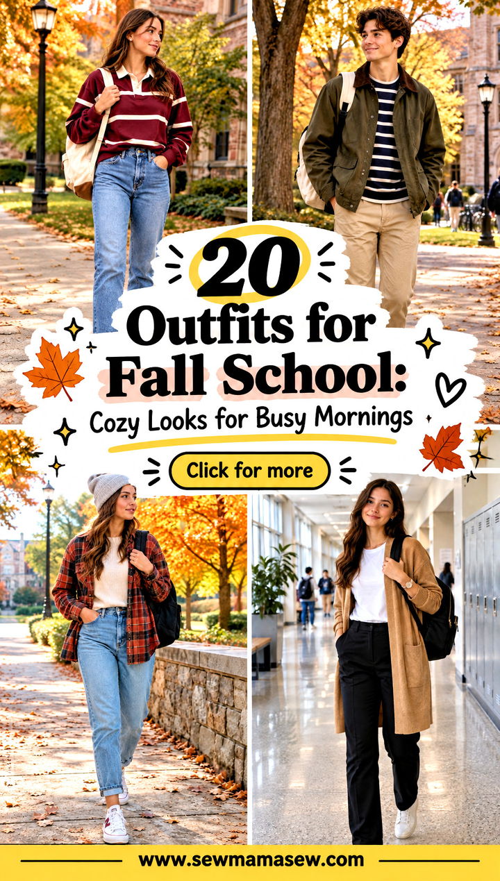 20 Outfits for Fall School Cozy Looks for Busy Mornings - 20 Outfits for Fall School: Cozy Looks for Busy Mornings