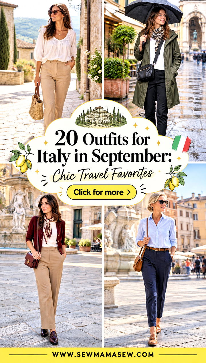 20 Outfits for Italy in September Chic Travel Favorites - 20 Outfits for Italy in September: Chic Travel Favorites