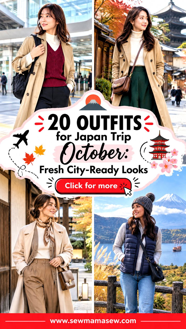 20 Outfits for Japan Trip October Fresh City-Ready Looks - 20 Outfits for Japan Trip October: Fresh City-Ready Looks