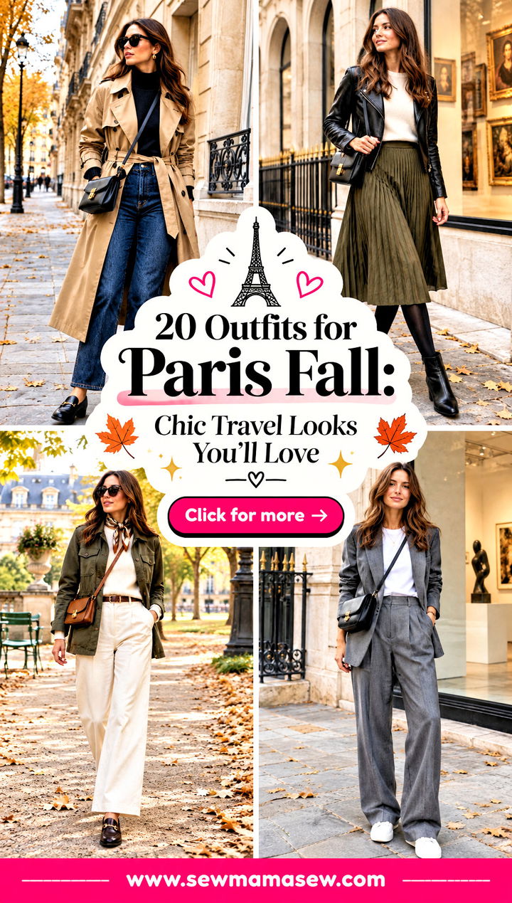 20 Outfits for Paris Fall Chic Travel Looks Youll Love - 20 Outfits for Paris Fall: Chic Travel Looks You'll Love