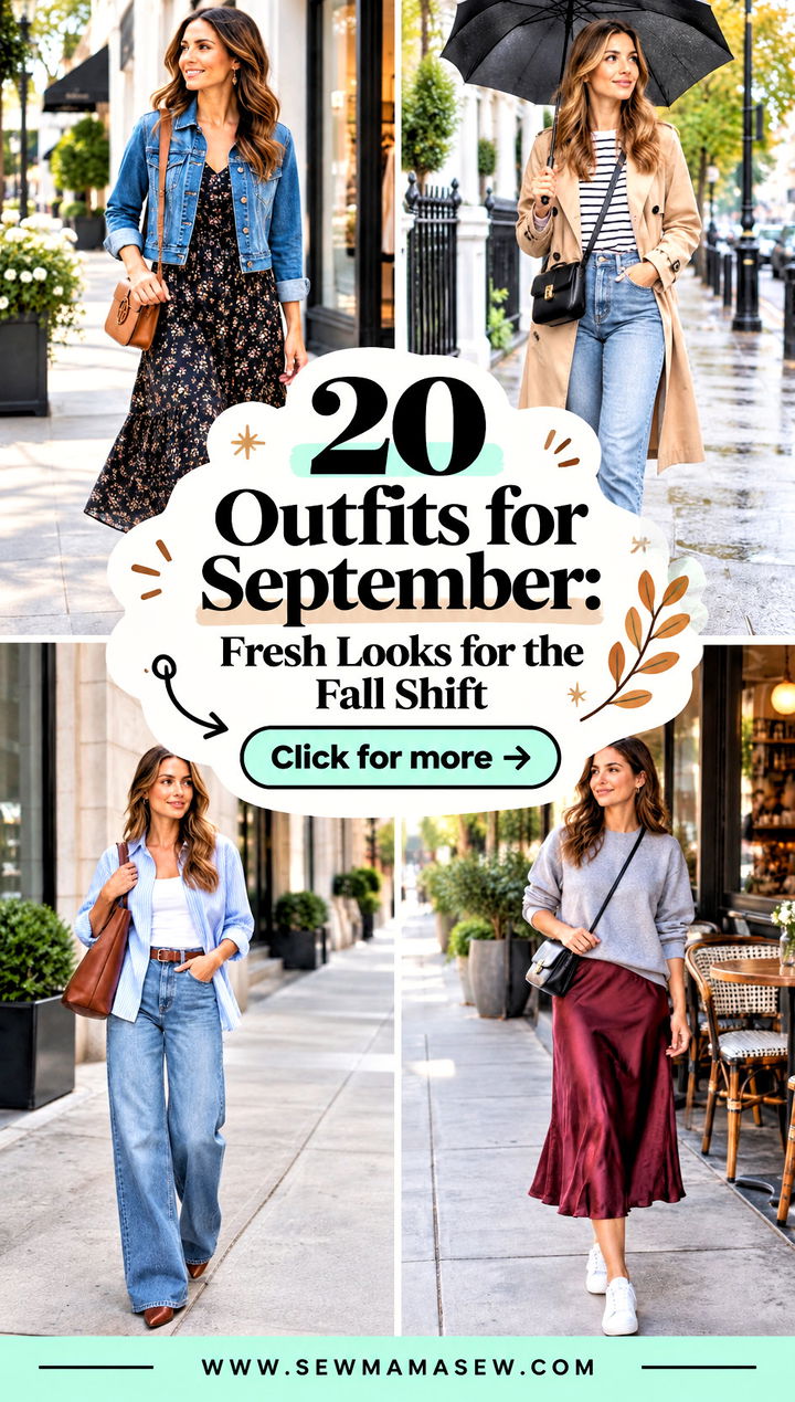 20 Outfits for September Fresh Looks for the Fall Shift - 20 Outfits for September: Fresh Looks for the Fall Shift