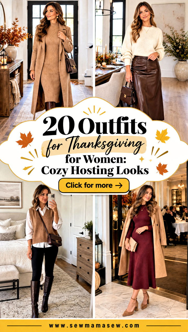 20 Outfits for Thanksgiving for Women Cozy Hosting Looks - 20 Outfits for Thanksgiving for Women: Cozy Hosting Looks