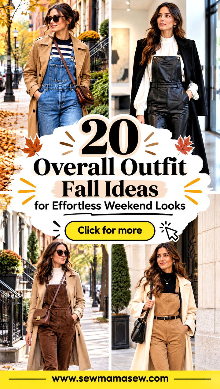20 Overall Outfit Fall Ideas for Effortless Weekend Looks - 20 Overall Outfit Fall Ideas for Effortless Weekend Looks