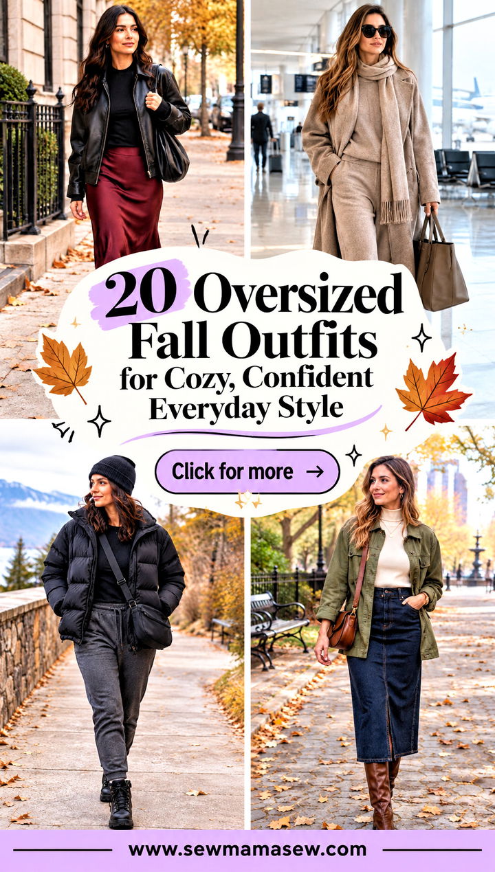 20 Oversized Fall Outfits for Cozy Confident Everyday Style - 20 Oversized Fall Outfits for Cozy, Confident Everyday Style