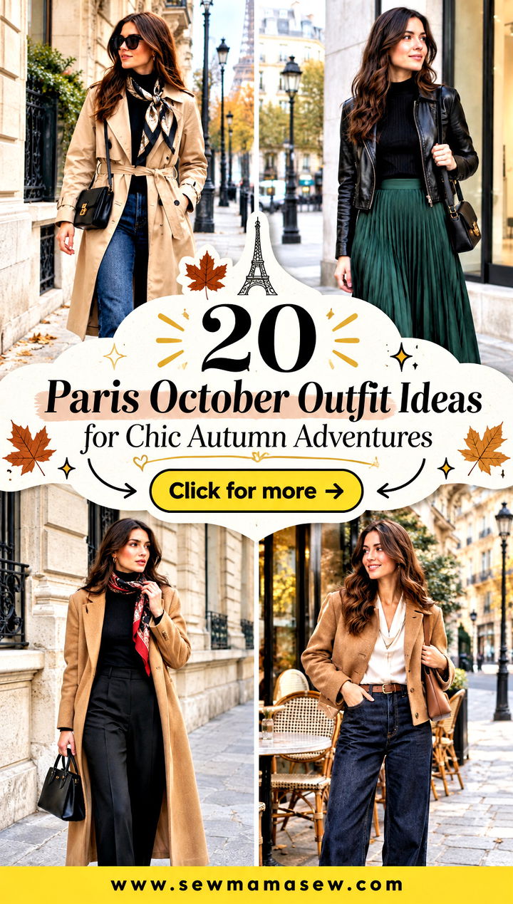 20 Paris October Outfit Ideas for Chic Autumn Adventures - 20 Paris October Outfit Ideas for Chic Autumn Adventures