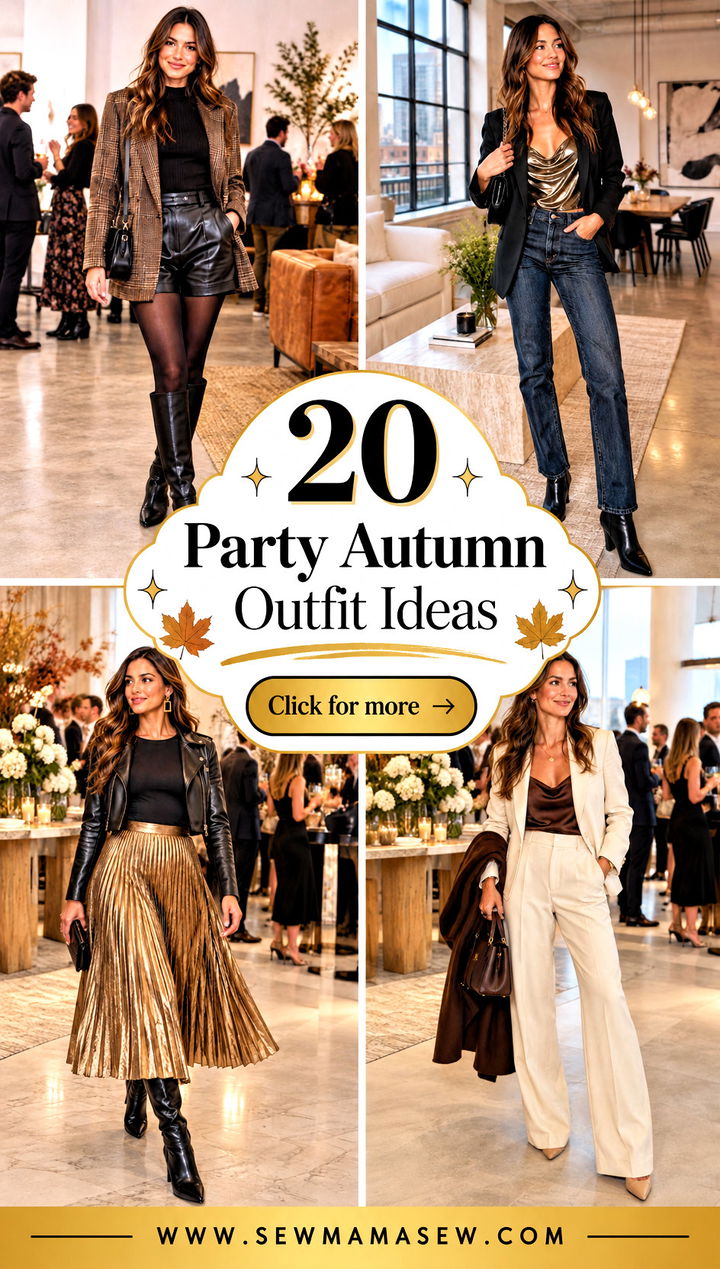 20 Party Autumn Outfit Ideas for Stylish Memorable Nights - 20 Party Autumn Outfit Ideas for Stylish, Memorable Nights