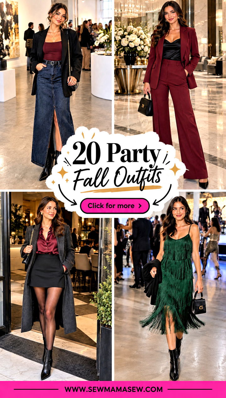 20 Party Fall Outfits for Chic Confident Nights With Friends - 20 Party Fall Outfits for Chic, Confident Nights With Friends