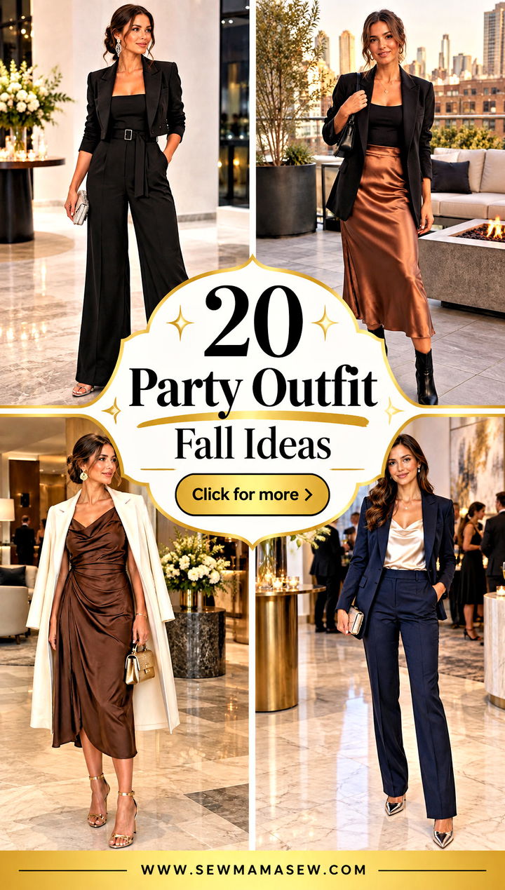 20 Party Outfit Fall Ideas for Cozy Yet Glamorous Evenings - 20 Party Outfit Fall Ideas for Cozy Yet Glamorous Evenings
