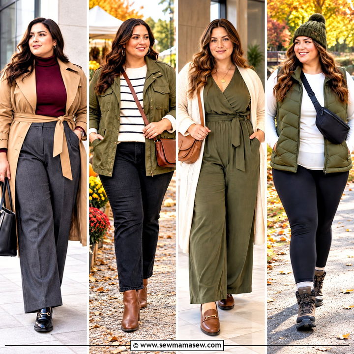 20 Plus Fall Outfits for Cozy Confident Everyday Dressing