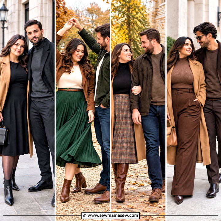 20 Plus Size Engagement Photos Outfits Fall Romantic Looks