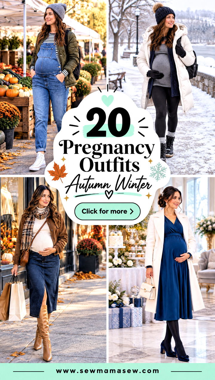 20 Pregnancy Outfits Autumn Winter for Cozy Everyday Style - 20 Pregnancy Outfits Autumn Winter for Cozy Everyday Style
