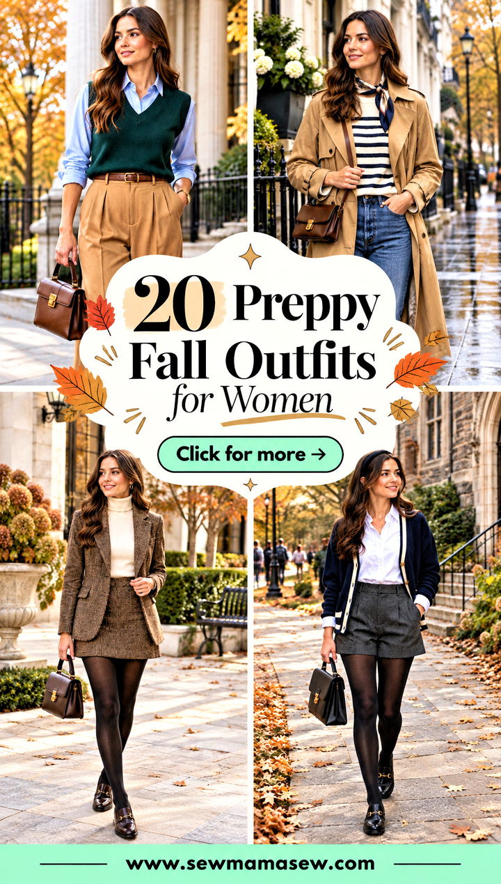 20 Preppy Fall Outfits for Women Who Love Timeless Style - 20 Preppy Fall Outfits for Women Who Love Timeless Style