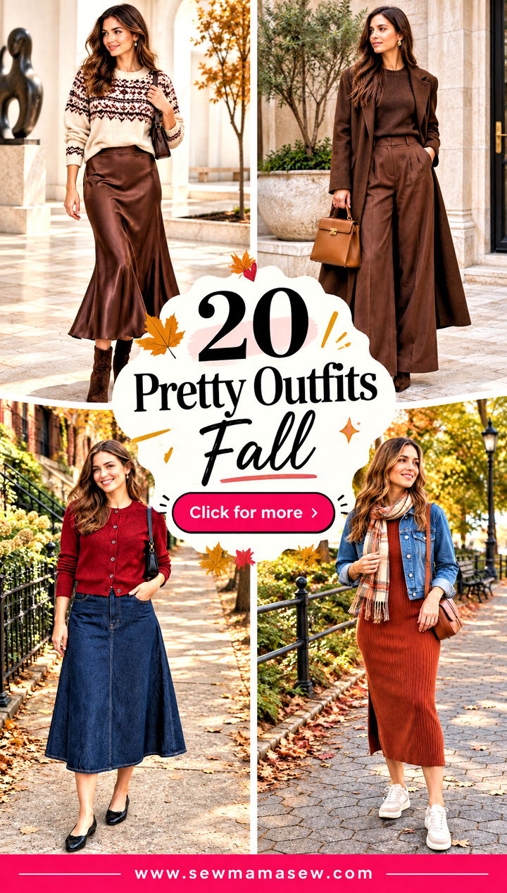 20 Pretty Outfits Fall Charming Looks for Crisp Weekends - 20 Pretty Outfits Fall: Charming Looks for Crisp Weekends