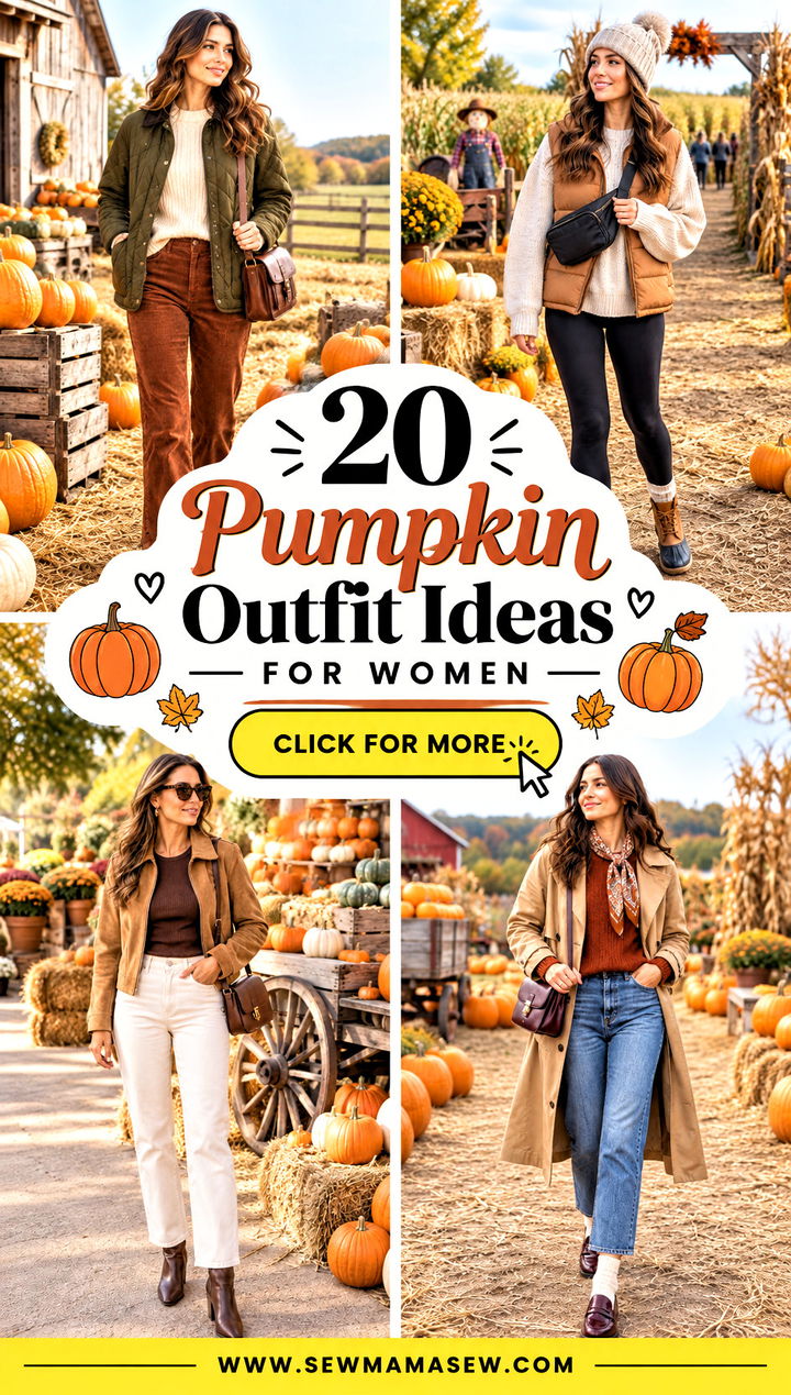 20 Pumpkin Outfit Ideas for Women for Charming Fall Days - 20 Pumpkin Outfit Ideas for Women for Charming Fall Days