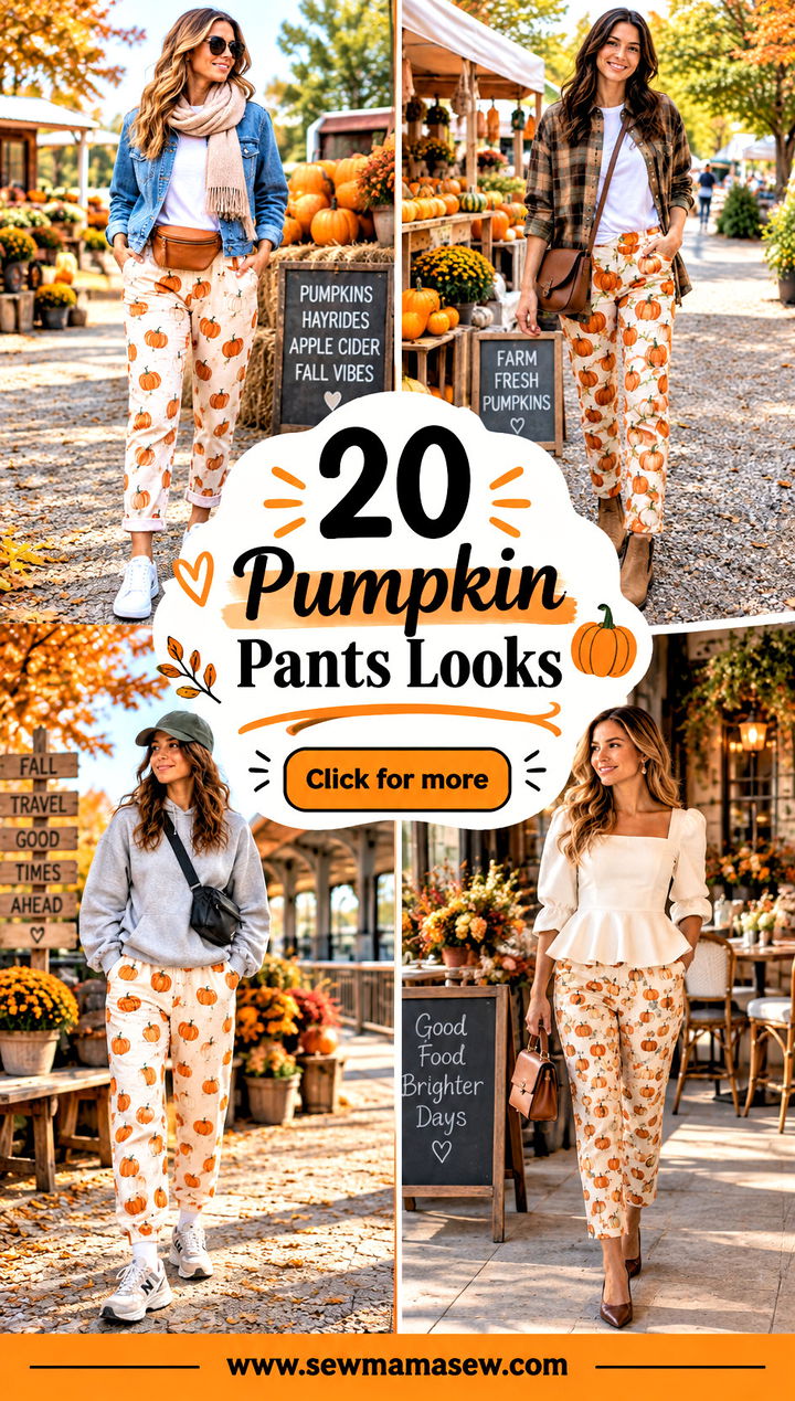 20 Pumpkin Pants Looks for Playful Cozy Fall Celebrations - 20 Pumpkin Pants Looks for Playful, Cozy Fall Celebrations