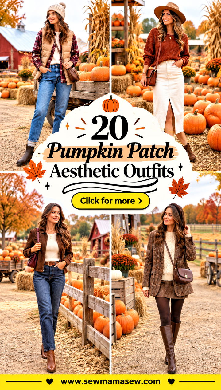 20 Pumpkin Patch Aesthetic Outfits for Dreamy Fall Photos - 20 Pumpkin Patch Aesthetic Outfits for Dreamy Fall Photos