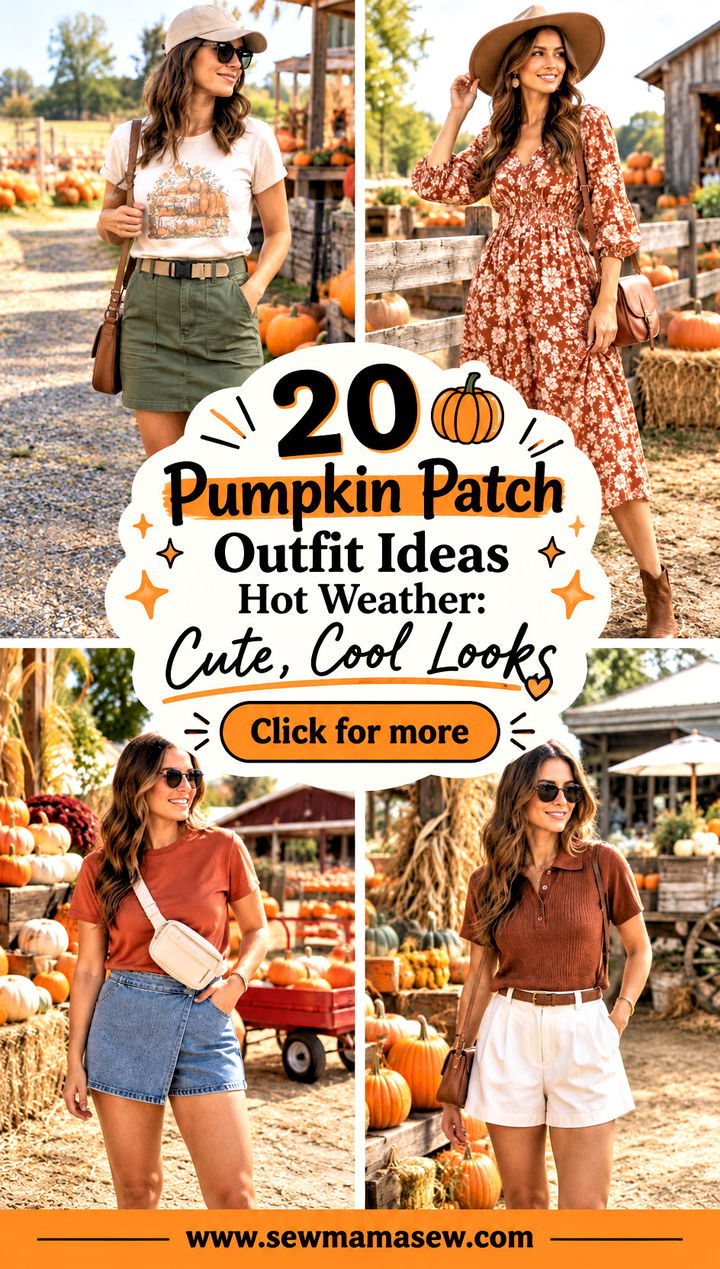 20 Pumpkin Patch Outfit Ideas Hot Weather Cute Cool Looks - 20 Pumpkin Patch Outfit Ideas Hot Weather: Cute, Cool Looks