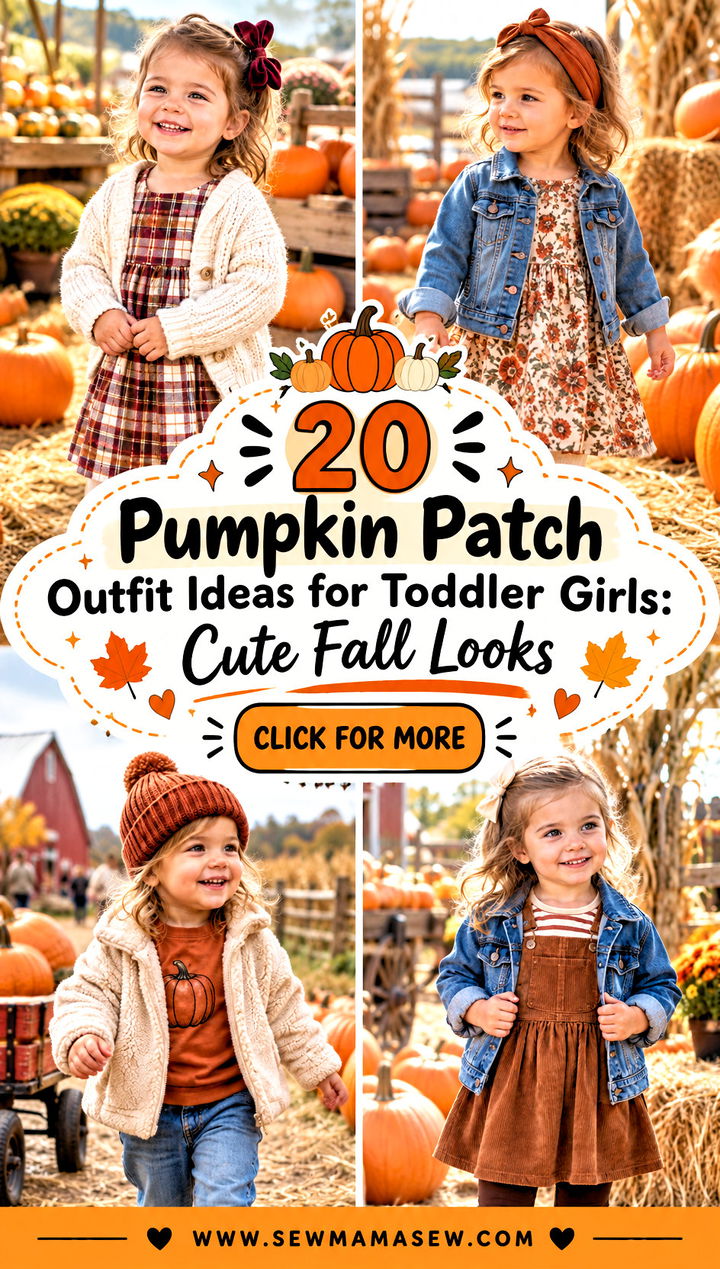 20 Pumpkin Patch Outfit Ideas for Toddler Girls Cute Fall Looks - 20 Pumpkin Patch Outfit Ideas for Toddler Girls: Cute Fall Looks