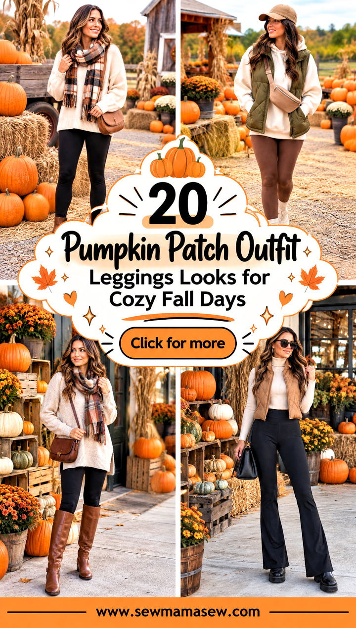 20 Pumpkin Patch Outfit Leggings Looks for Cozy Fall Days - 20 Pumpkin Patch Outfit Leggings Looks for Cozy Fall Days