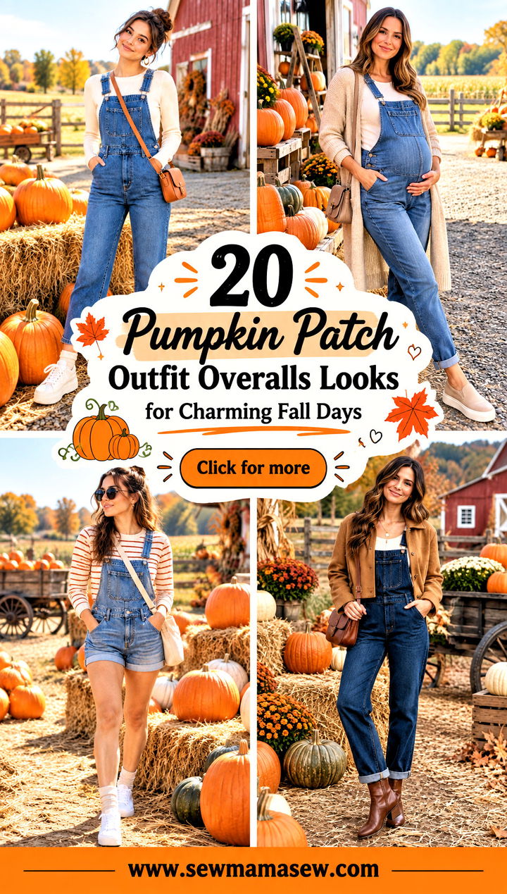 20 Pumpkin Patch Outfit Overalls Looks for Charming Fall Days - 20 Pumpkin Patch Outfit Overalls Looks for Charming Fall Days