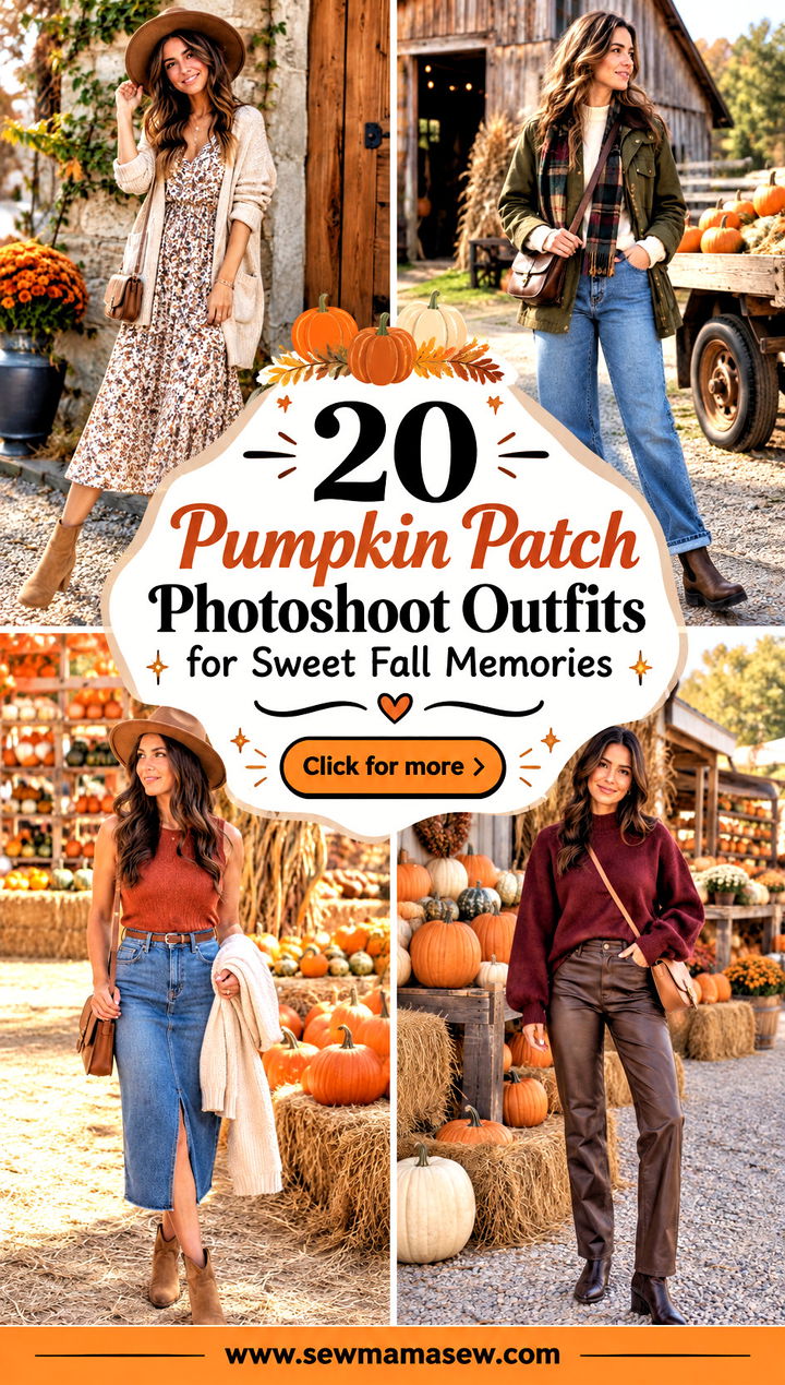 20 Pumpkin Patch Photoshoot Outfits for Sweet Fall Memories - 20 Pumpkin Patch Photoshoot Outfits for Sweet Fall Memories