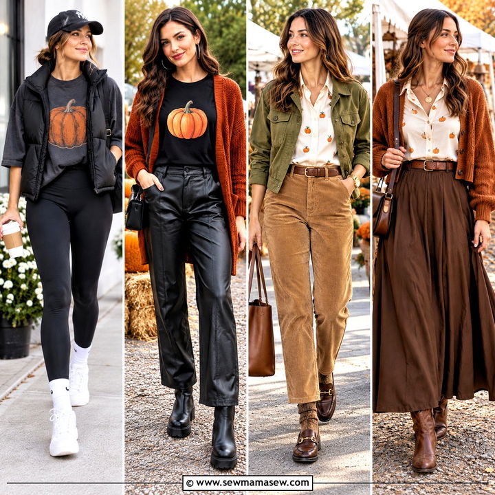 20 Pumpkin Shirt Ideas for Playful Photo-Ready Fall Looks