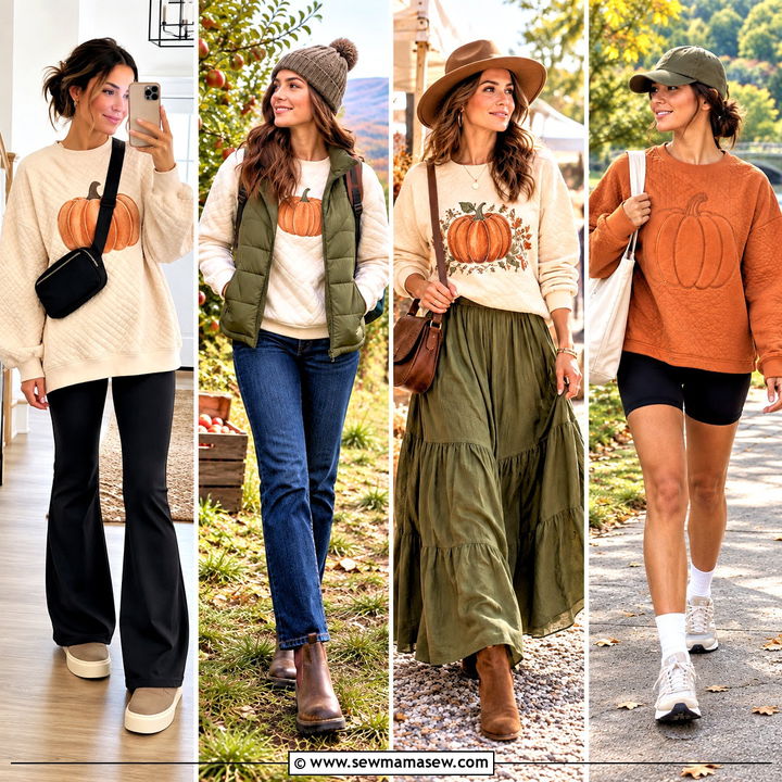20 Quilted Pumpkin Sweatshirt Ideas Cozy Looks for Autumn