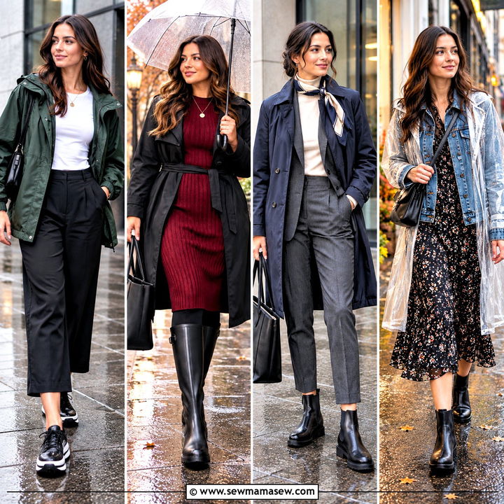 20 Rainy Day Autumn Outfit Ideas Cozy Style for Wet Weather