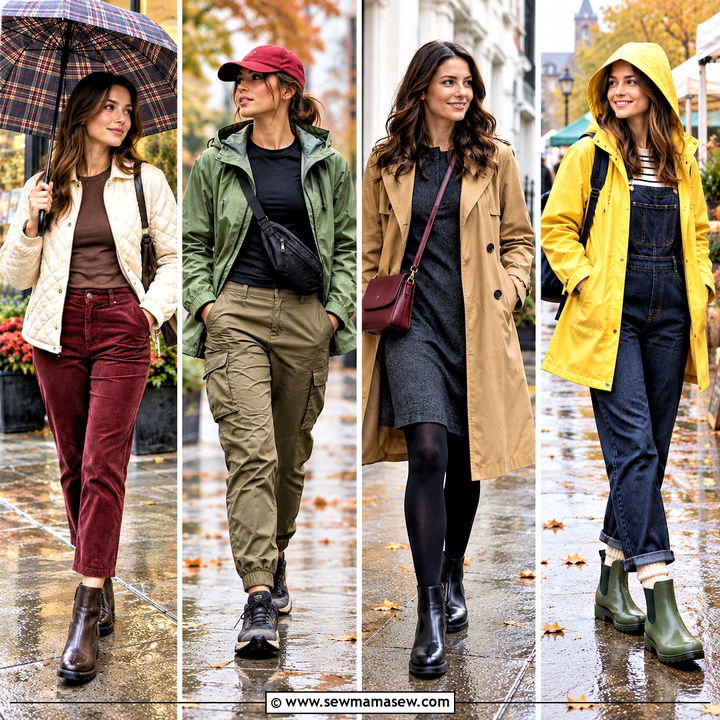 20 Rainy Fall Outfit Casual Ideas Stay Cozy on Wet Weekends