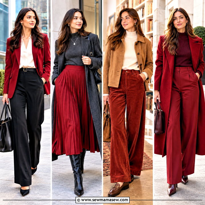 20 Red Autumn Outfits Bold Cozy Looks for Crisp Fall Days