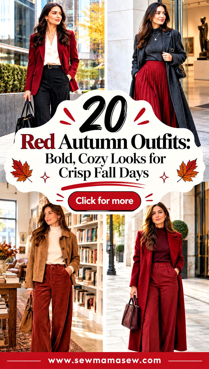 20 Red Autumn Outfits Bold Cozy Looks for Crisp Fall Days - 20 Red Autumn Outfits: Bold, Cozy Looks for Crisp Fall Days