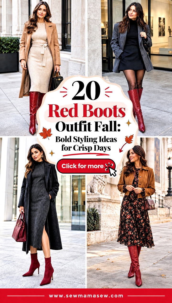 20 Red Boots Outfit Fall Bold Styling Ideas for Crisp Days - 20 Red Boots Outfit Fall: Bold Styling Ideas for Crisp Days