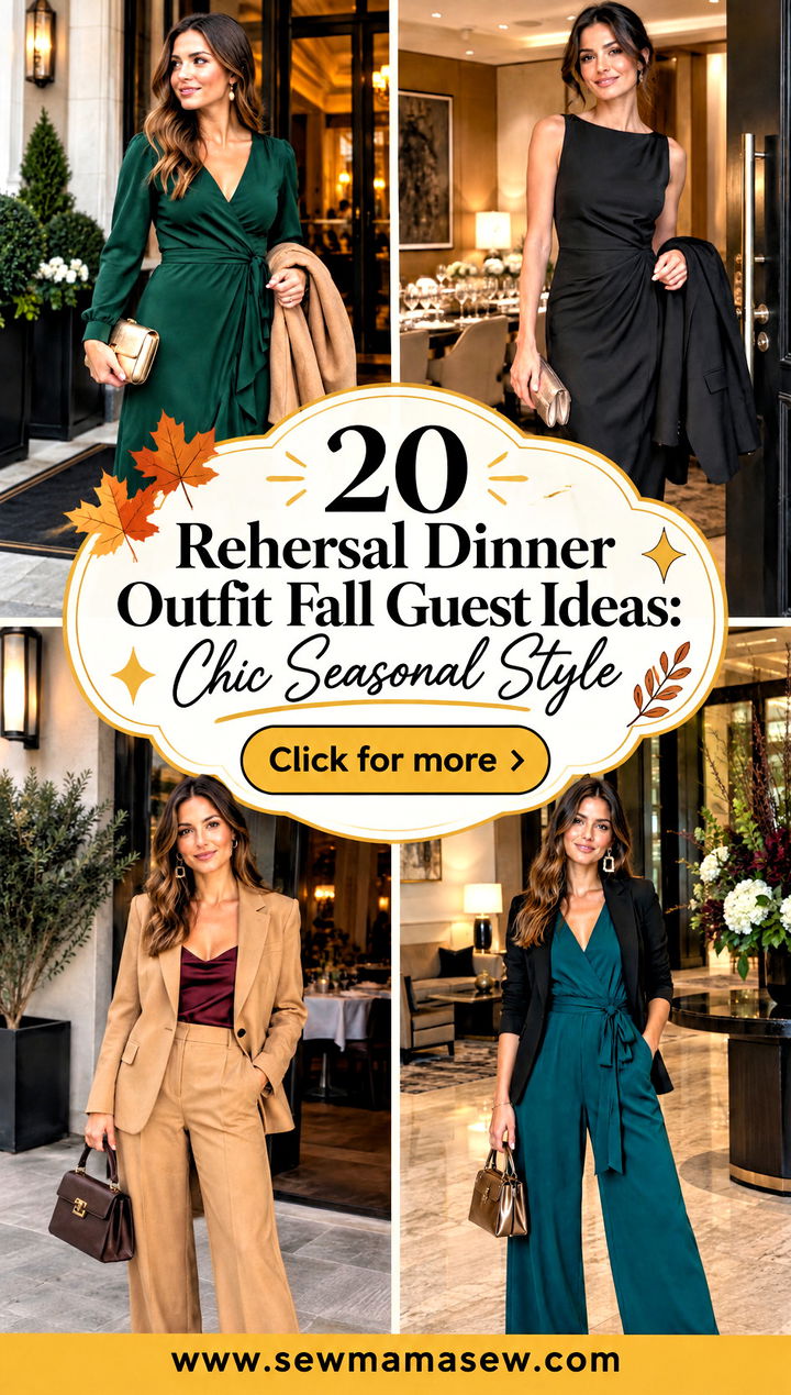 20 Rehersal Dinner Outfit Fall Guest Ideas Chic Seasonal Style - 20 Rehersal Dinner Outfit Fall Guest Ideas: Chic Seasonal Style