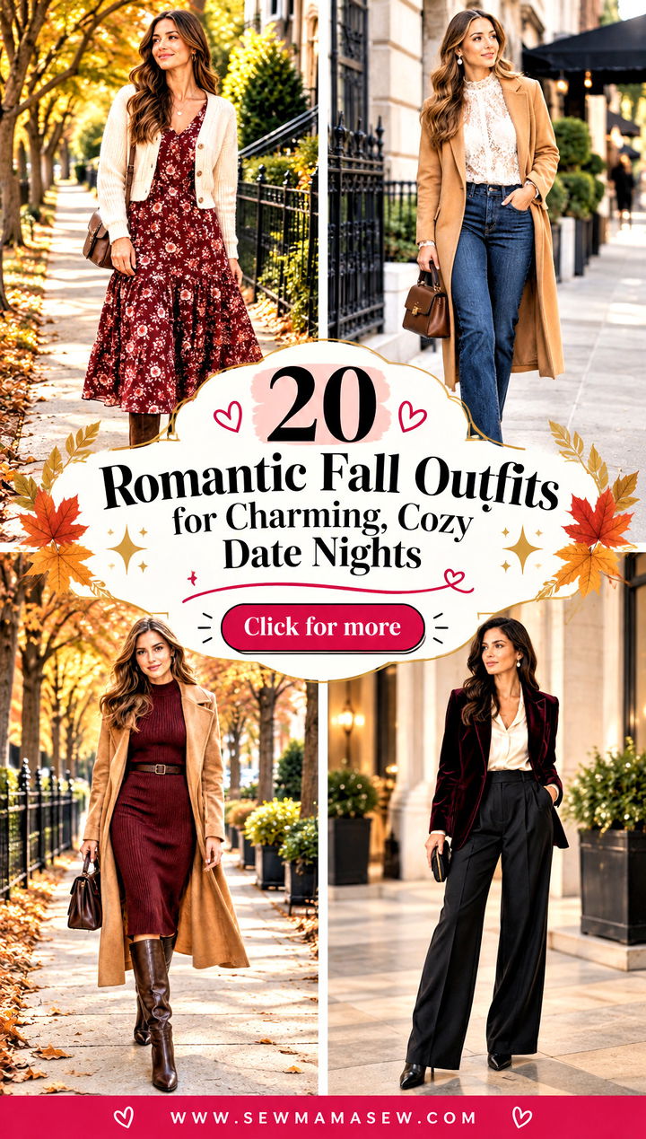 20 Romantic Fall Outfits for Charming Cozy Date Nights - 20 Romantic Fall Outfits for Charming, Cozy Date Nights