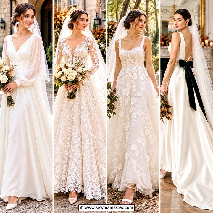20 Romantic Fall Wedding Dress Ideas for a Dreamy Big Day