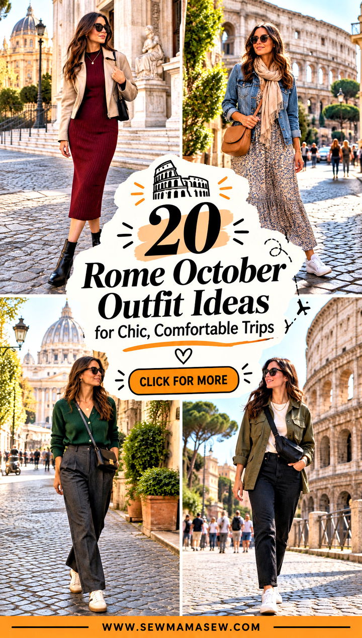 20 Rome October Outfit Ideas for Chic Comfortable Trips - 20 Rome October Outfit Ideas for Chic, Comfortable Trips