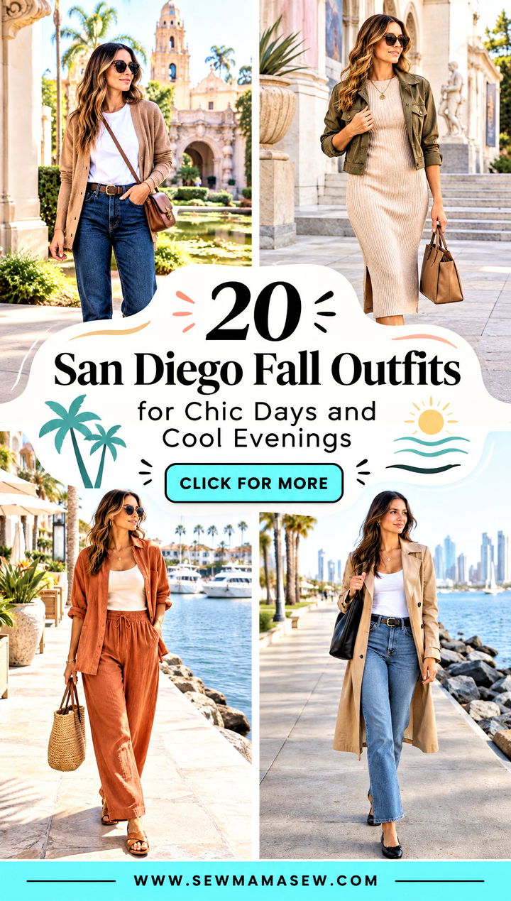 20 San Diego Fall Outfits for Chic Days and Cool Evenings - 20 San Diego Fall Outfits for Chic Days and Cool Evenings