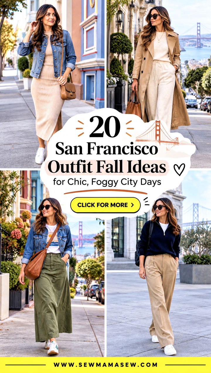 20 San Francisco Outfit Fall Ideas for Chic Foggy City Days - 20 San Francisco Outfit Fall Ideas for Chic, Foggy City Days