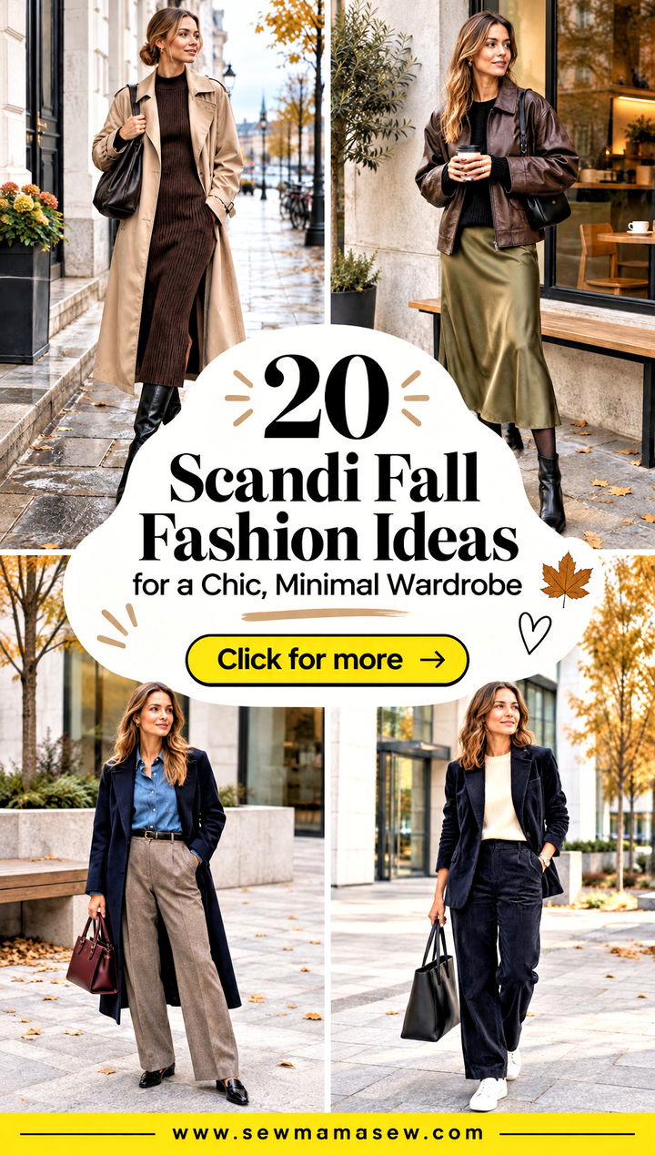 20 Scandi Fall Fashion Ideas for a Chic Minimal Wardrobe - 20 Scandi Fall Fashion Ideas for a Chic, Minimal Wardrobe