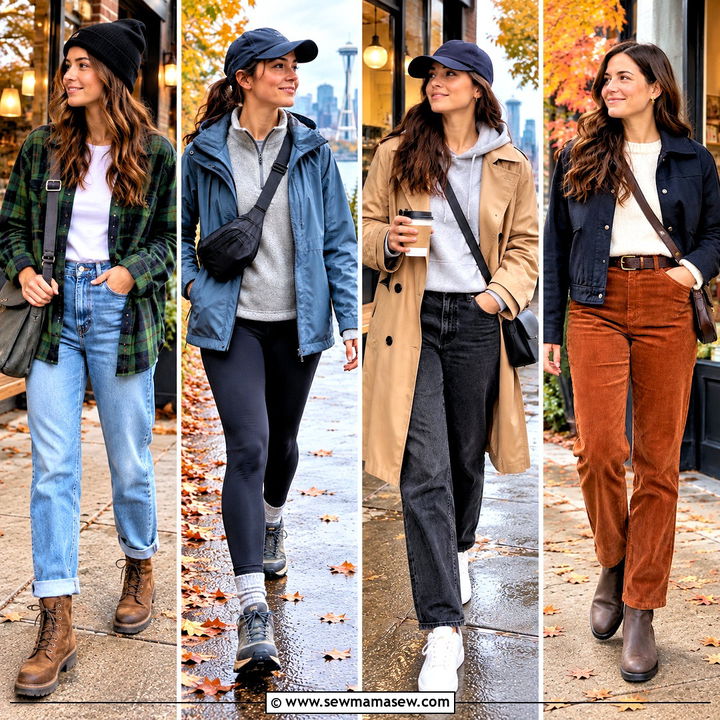 20 Seattle Outfits Fall: Cozy Looks for Rainy City Days